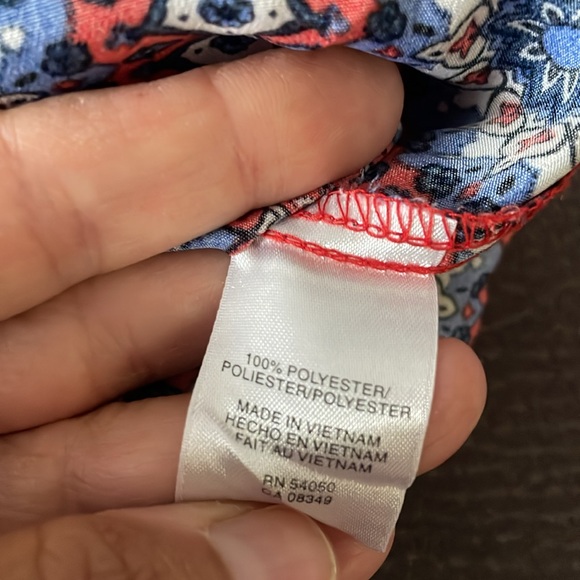 EVAN-PICONE Colorful Design Short Sleeve Blouse Size 16 - Picture 9 of 9